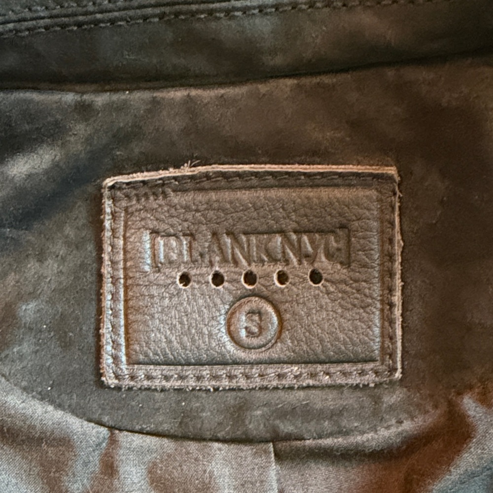 BlankNYC Black Suede Moto Jacket with Silver Hardware S grey - Picture 2 of 10